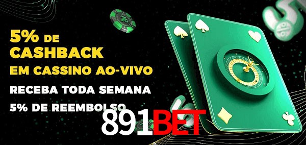 Promoções do cassino ao Vivo 891bet